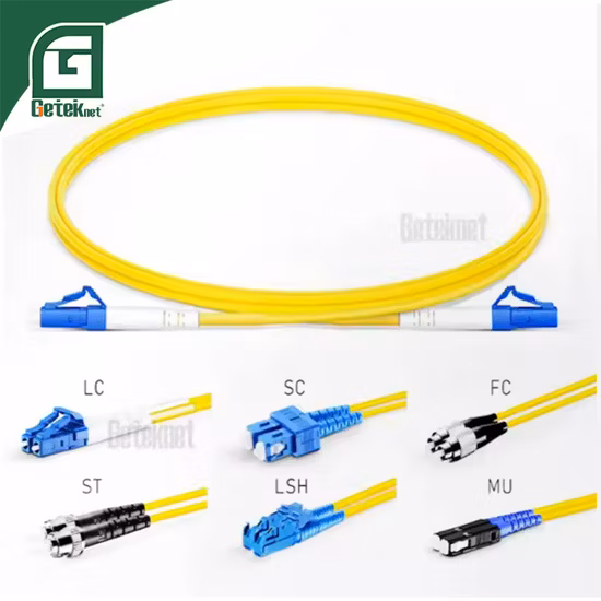 FC/LC/Sc/St Om3 Duplex Fiber Optic Patch Cord