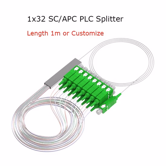 Separatore PLC a fibra ottica Premium Mini Device Pdoi 2*16 LC/APC per separatore e accoppiatore per fibra ottica
