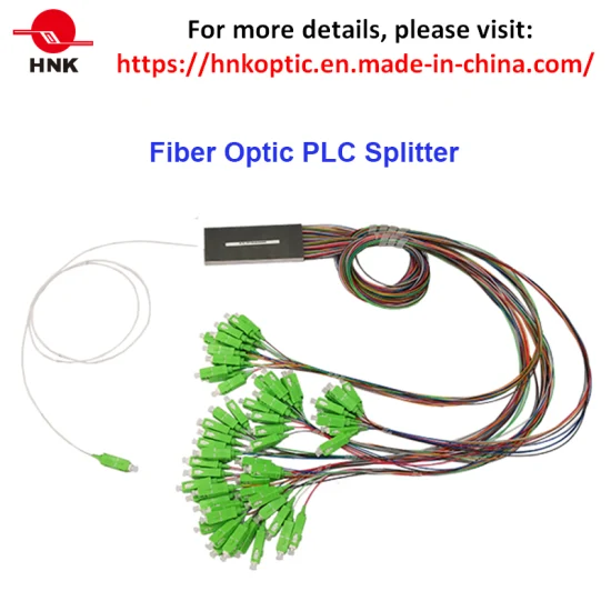 Splitter Fbt in fibra ottica con tubo in acciaio 1: 2